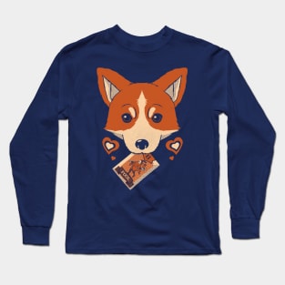 Dog Tarot Fool by Tobe Fonseca Long Sleeve T-Shirt